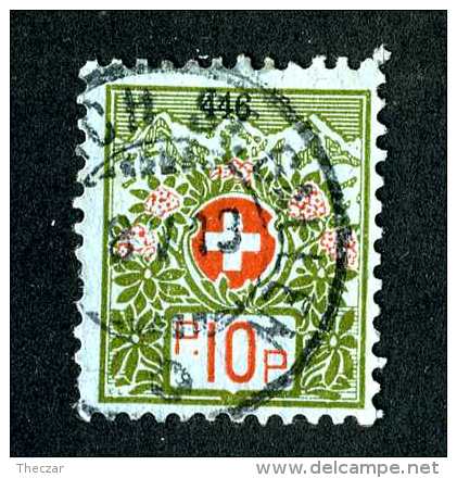 2684 Switzerland 1911  Michel #5 I  Used  Scott #S4 ~Offers Always Welcome!~ - Taxe