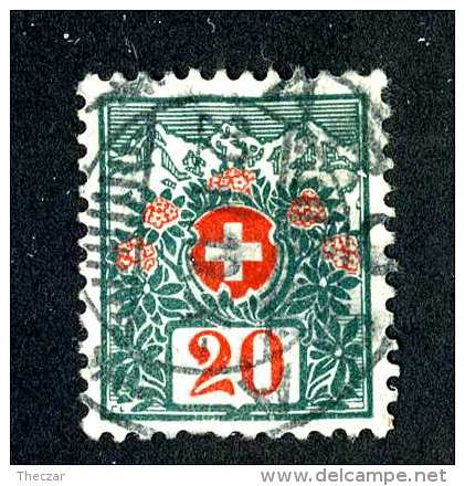 2701 Switzerland 1910  Michel #34 Used  Scott #J40 ~Offers Always Welcome!~ - Postage Due