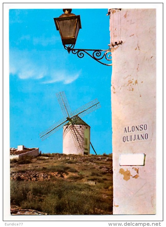 Spain - Windmills Of Campo De Criptana (Ciudad Real) Postcard - Molinos De Viento