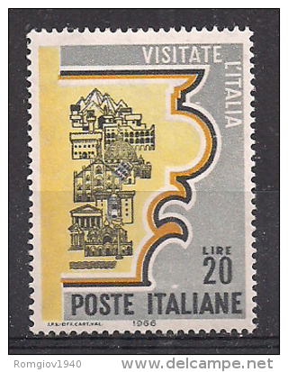 ITALIA 1966 TURISMO SASS. 1024 MLH VF - 1961-70:  Nuevos