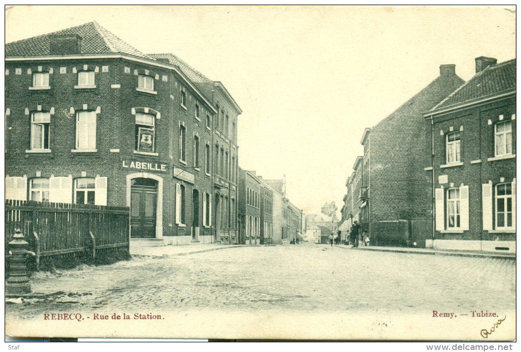 Rebecq : Rue De La Station : 1905 - Rebecq