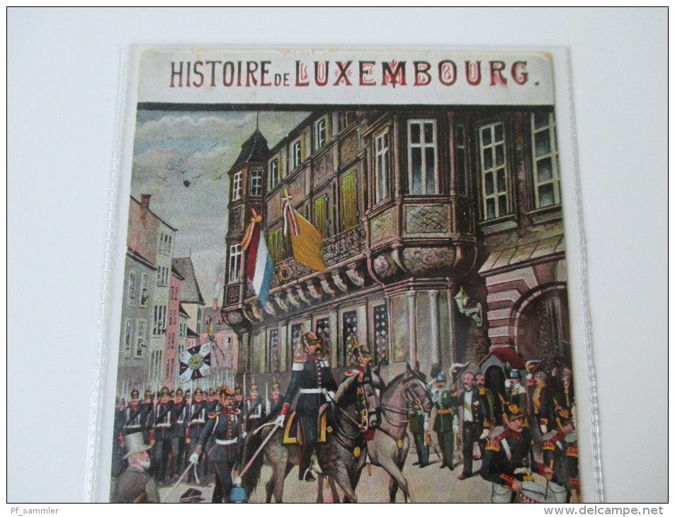 AK Histoire De Luxembourg. Depart De La Garnison Prussienne De Luxembourg Le 9. Septembre 1867 (Cacao&Chocolat KWATTA) - Luxemburg - Stad