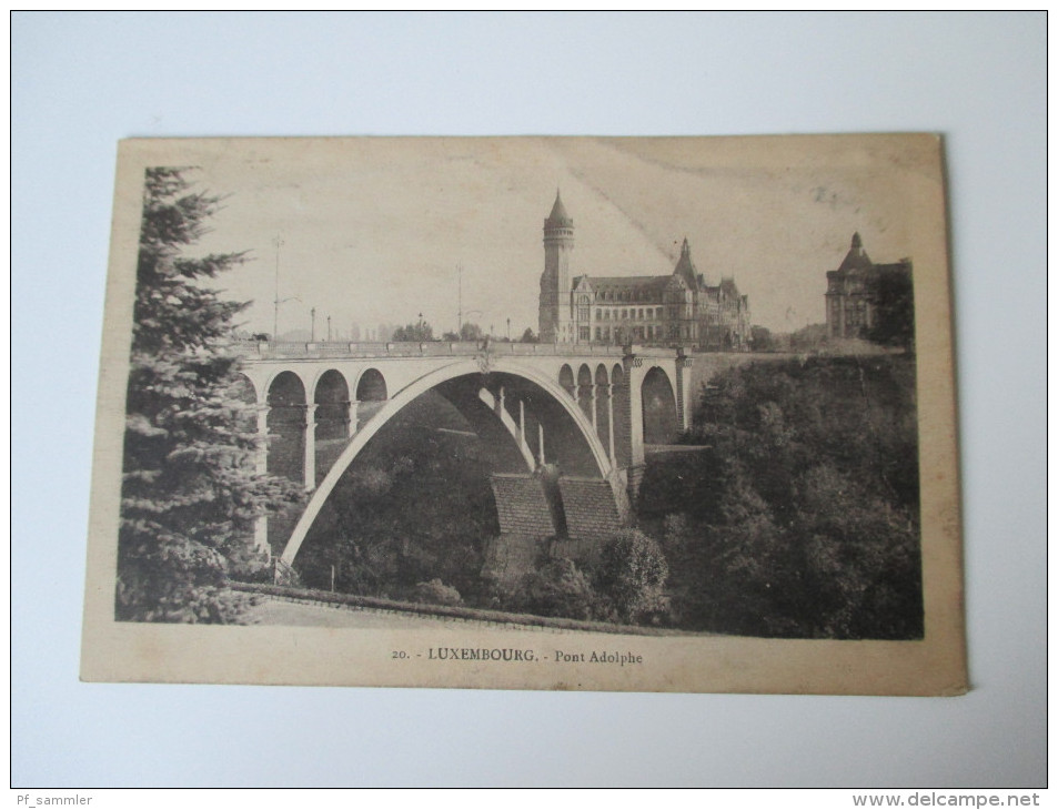 AK / Bildpostkarte Luxembourg. Pont Adolphe Edit. CH. Bergeret, 11. Marche-Neuf - Luxembourg - Ville