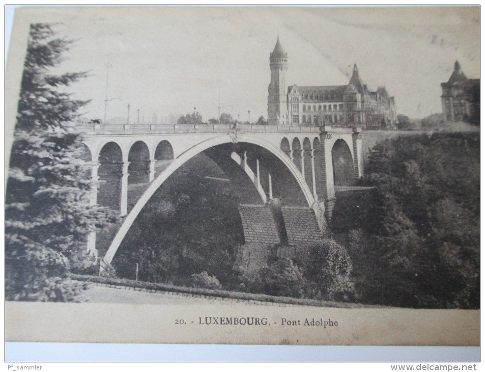 AK / Bildpostkarte Luxembourg. Pont Adolphe Edit. CH. Bergeret, 11. Marche-Neuf - Luxemburg - Stadt