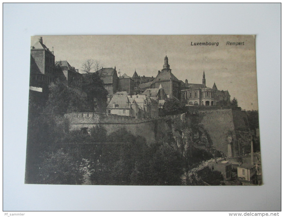 AK / Bildpostkarte Luxembourg Rempart Verlag Grands Magasins M. Knopf - Luxembourg - Ville