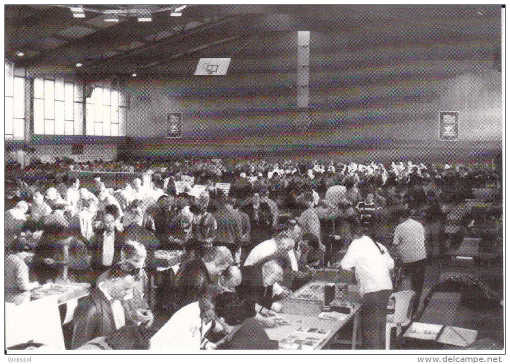 CPM SALON CARTOMANIA  ?  BLAGNAC 1996 NOVEMBRE INTERIEUR SALLE COLLECTIONNEURS - Bourses & Salons De Collections