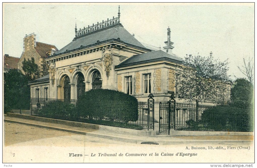 N°37978 -cpa Flers -caisse D'épargne- - Banques