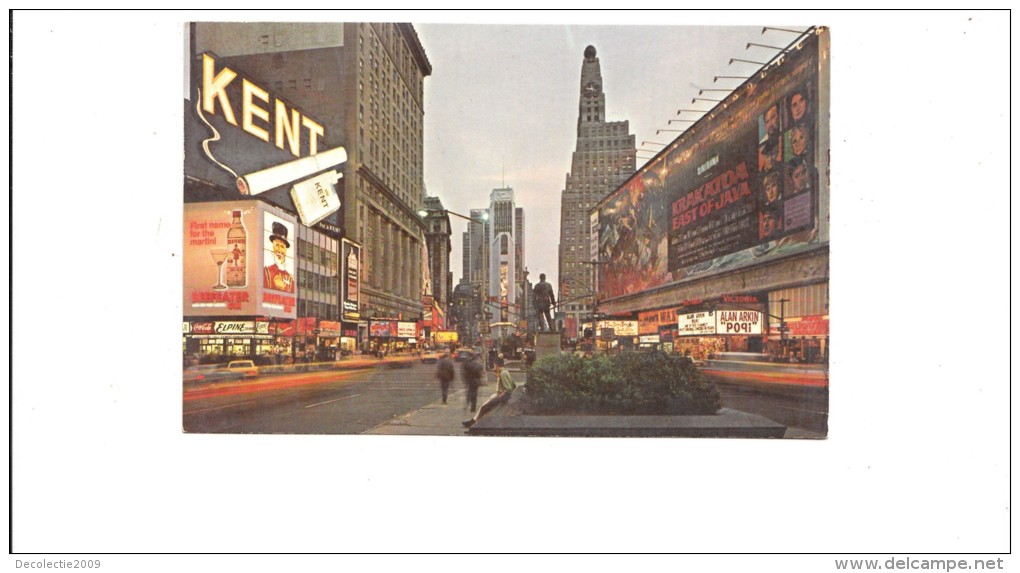 P4278 Times Square New York City  USA Front/back Image - Places & Squares