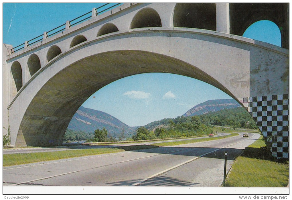 P4244 Route 80  Pacono Mountain Pennsylvania  USA Front/back Image - Pittsburgh