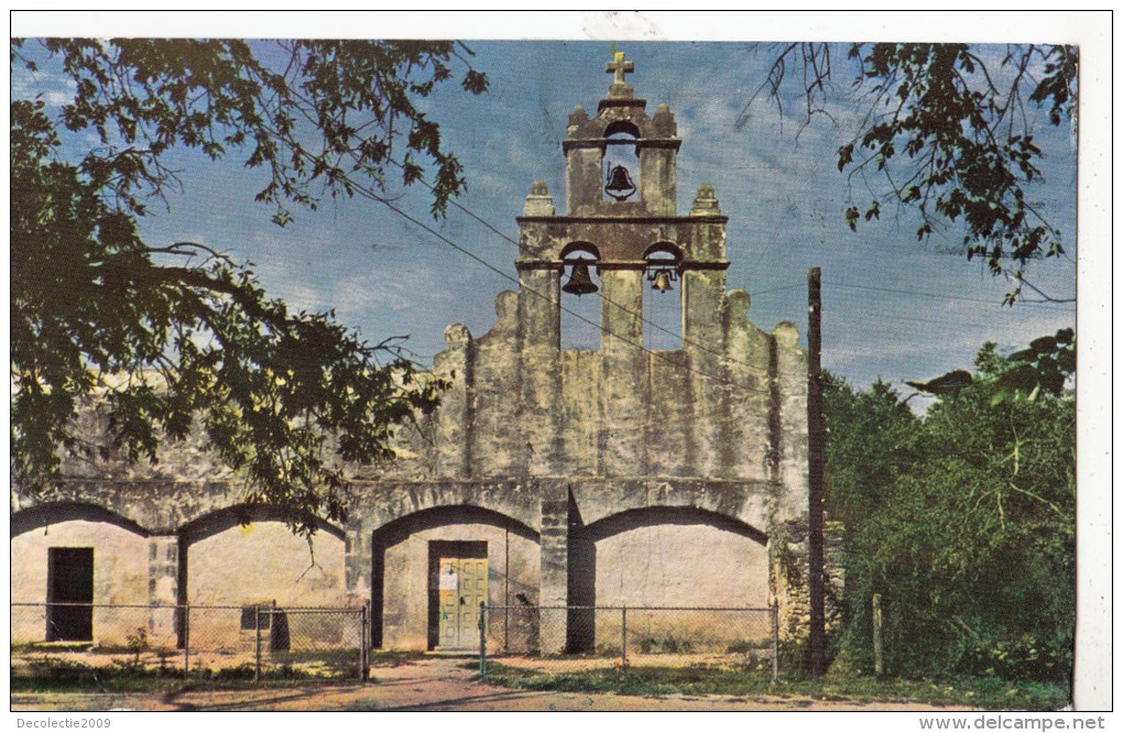 P4240 San Antonio Texas Mission San Juan De Capistrano  USA Front/back Image - San Antonio