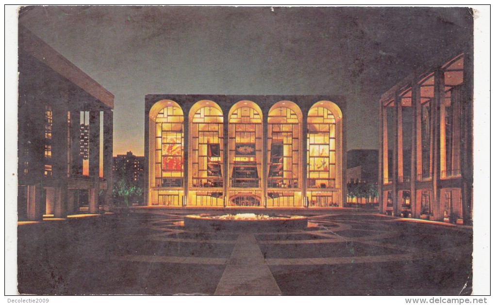 P4224 The Metropolotan Opera House At Lincoln Cen New York  USA Front/back Image - Altri Monumenti, Edifici