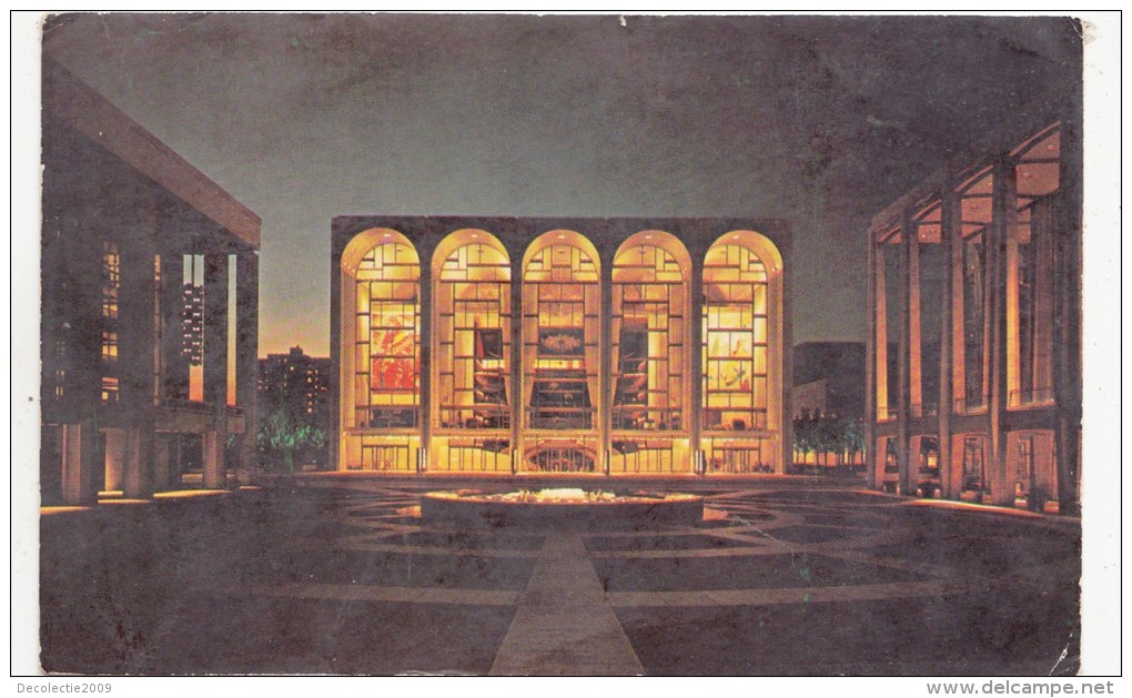 P4224 The Metropolotan Opera House At Lincoln Cen New York  USA Front/back Image - Autres Monuments, édifices