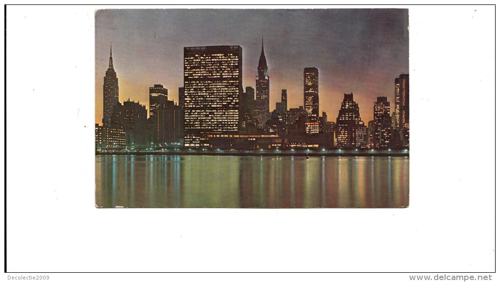 P4212 New York City Panorama USA Front/back Image - Mehransichten, Panoramakarten