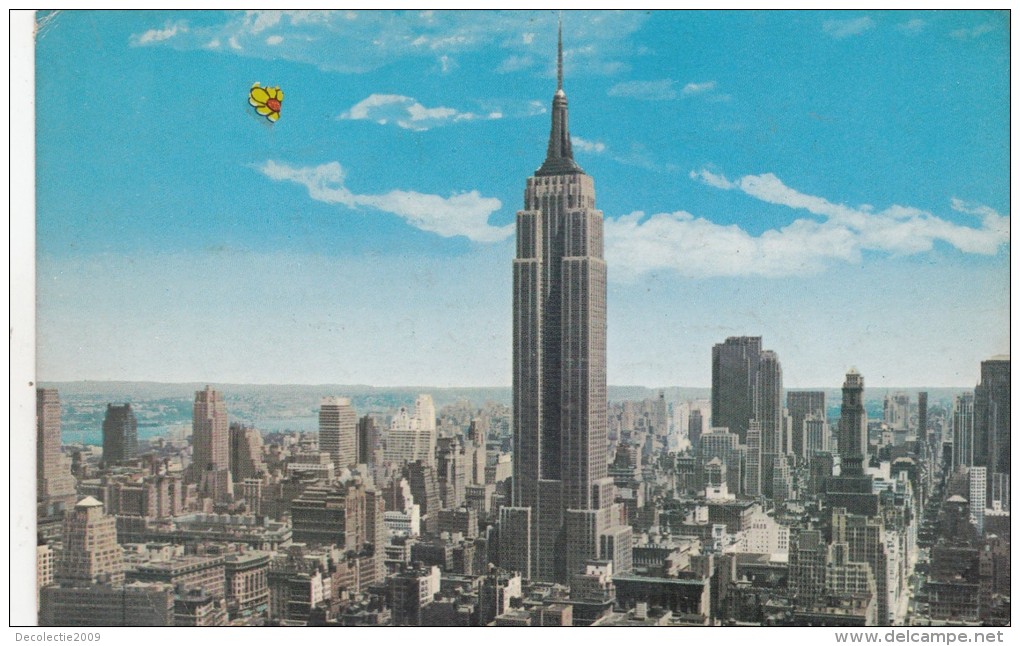 P4203 New York City  Empire State  Building Worlld S Tal  USA   Front/back Image - Empire State Building