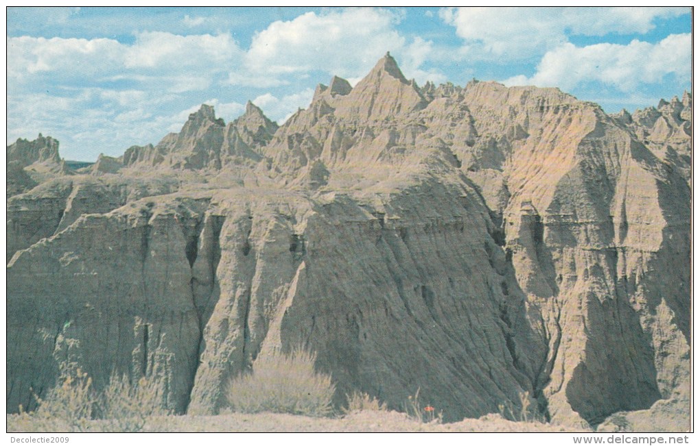 P4136 South Dakota Badlands National Monument USA  Front/back Image - Autres & Non Classés