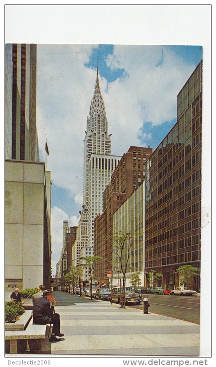 P4132 Chrysler Building New York City USA  Front/back Image - Chrysler Building