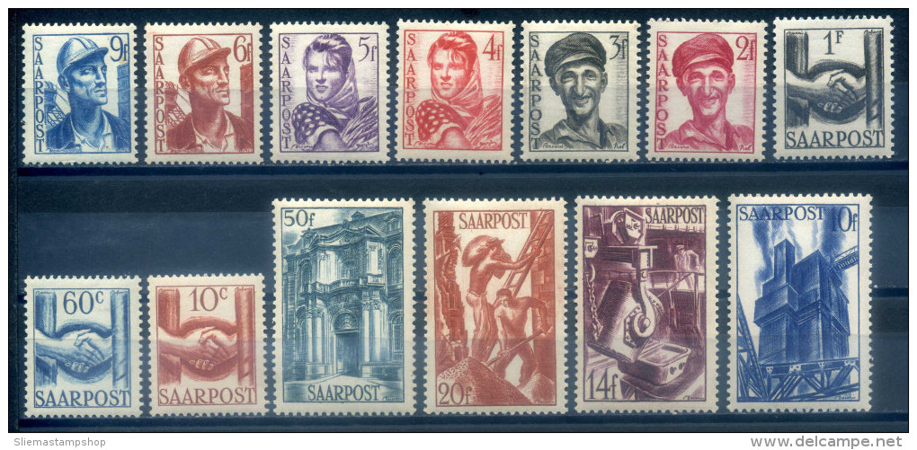 SAAR - 1948 DEFINITIVES - Neufs