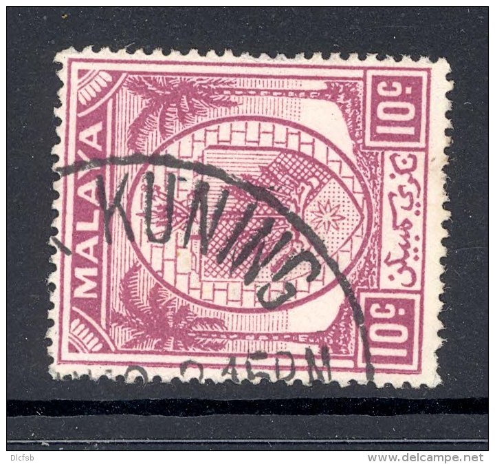 MALAYA/NEGRI SEMBILAN, Postmark &acute;AYER KUNING&acute; - Negri Sembilan