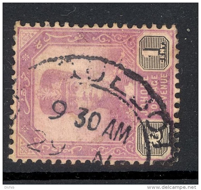 MALAYA/JOHORE, Postmark &acute;PAQUEBOT&acute; - Johore