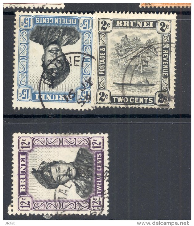BRUNEI, Postmarks BRUNEI, SERIA, KUALA BELAIT - Brunei (...-1984)