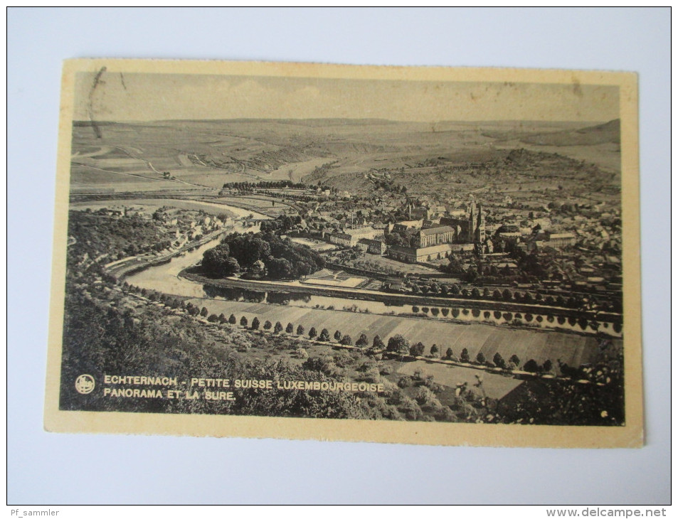 AK / Bildpostkarte Echternach - Petite Suisse Luxembourgeoise. Panorama Et La Sure. Verlag E.A. Schaack - Echternach