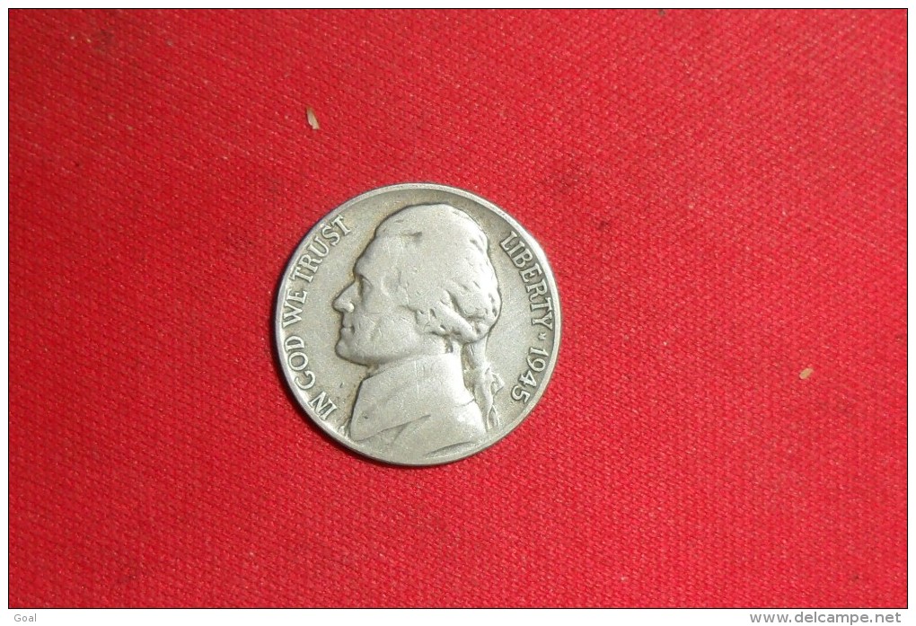 Deux Monnaies/Five Cent / USA De 1945 P Et 1951 En TTB - 1909-1958: Lincoln, Wheat Ears Reverse