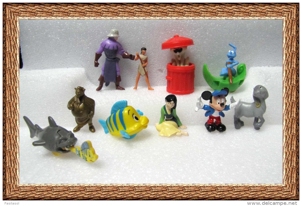 10 Figurines Magic Nestlé Disney + 6 Bandes - Disney