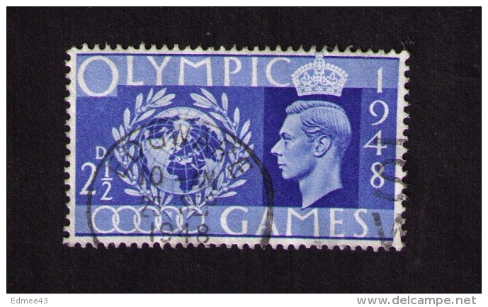 Timbre Oblitéré Royaume-Uni, Jeux Olympiques De Londres, 1948, 2.1/2 D, 1968 - Verano 1948: Londres