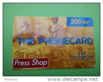 Intouch Press Schop Mint,Neuve Rare 2 Photo's - [2] Prepaid & Refill Cards