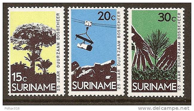 Surinam / Suriname 1972 Forest Management Timber Trees MNH - Milieubescherming & Klimaat