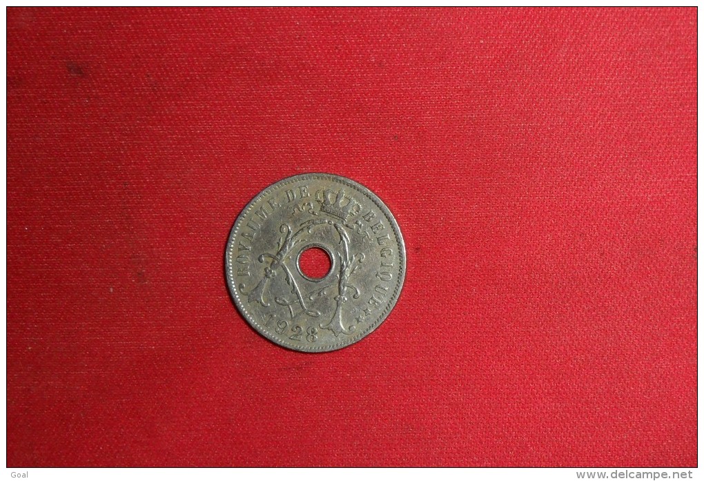 Monnaie De Belgique / 25 Ctmes De 1928 En TTB - 25 Cent