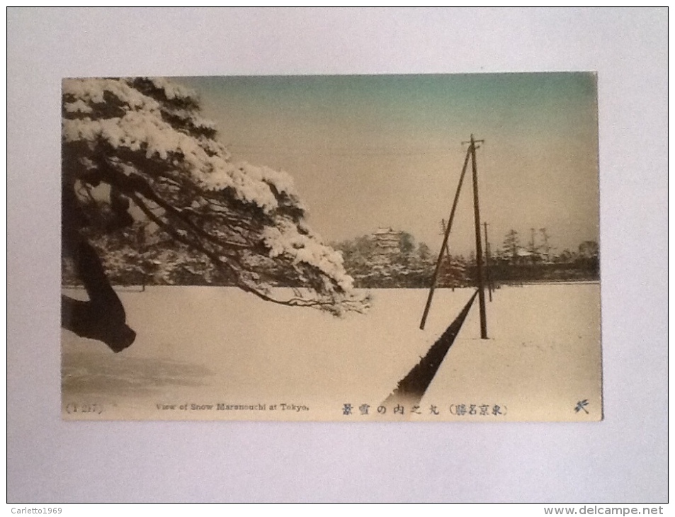 VIEW OF SNOW MARUNOUCHI AT TOKIO NON VIAGGIATA - Tokyo