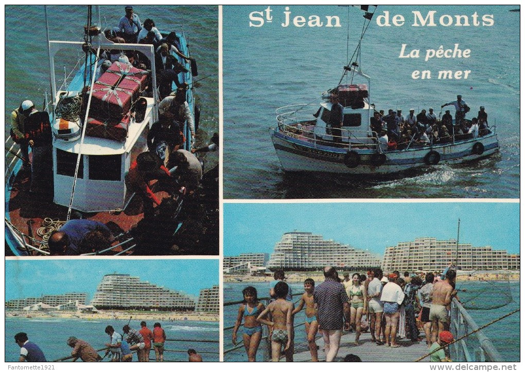 ST JEAN DE MONTS LA PECHE EN MER DIL8) - Saint Jean De Monts