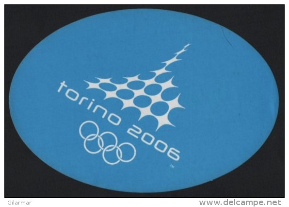 ITALY 2006 - OLYMPIC WINTER GAMES TORINO 2006 - STICKER / AUTOCOLLANTE - Altri & Non Classificati