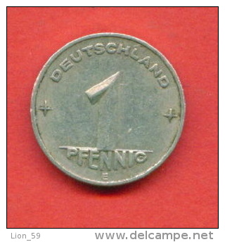 F3780 / - 1 Pfennig - 1953 E -  DDR - Deutschland Germany Allemagne Germania  - Coins Munzen Monnaies Monete - 1 Pfennig