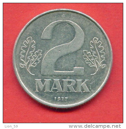 F3787 / - 2 Mark - 1977 A -  DDR - Deutschland Germany Allemagne Germania  - Coins Munzen Monnaies Monete - 2 Marchi