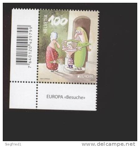 Schweiz **   MiNr. 2248  Europa  Neuheit 2012 Eckrand  Ungefaltet - Unused Stamps