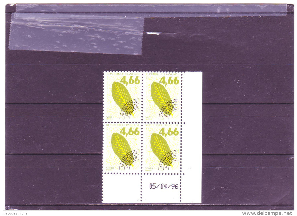 N°238 - PREO - 4,66F NOYER - Feuilles D'arbres - 05.04.1996 - - Voorafgestempeld