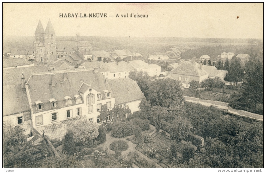 Habay-la-Neuve - A Vol D´oiseau - 1918 (  Voir Verso ) - Habay