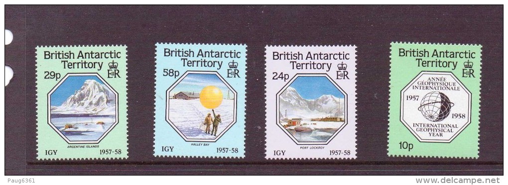 BAT 1987 ANNEE GEOPHYSIQUE  Yvert N°164/67 NEUF MNH** - Unused Stamps