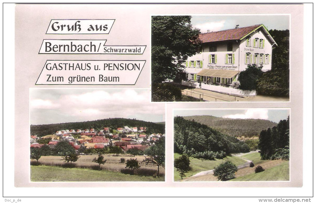 Deutschland - Bernbach Im Schwarzwald - Gasthaus U. Pension " Zum Grünen Baum " - Calw