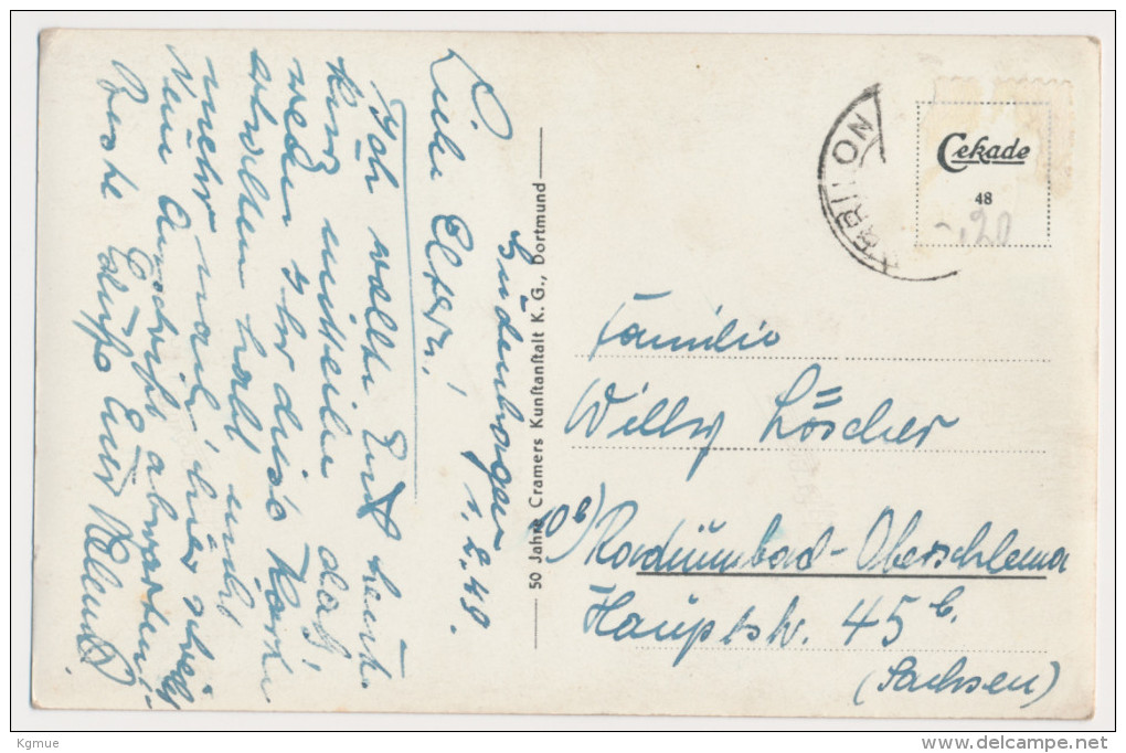 PostCard - Original Foto - Brilon Sauerland - Gelaufen 1949 - Brilon