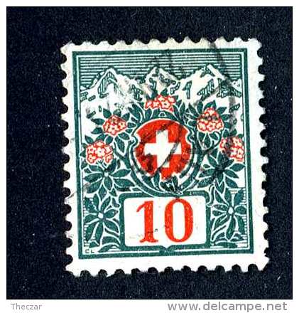 2705 Switzerland 1910  Michel #32 Used  Scott #J38 ~Offers Always Welcome!~ - Postage Due