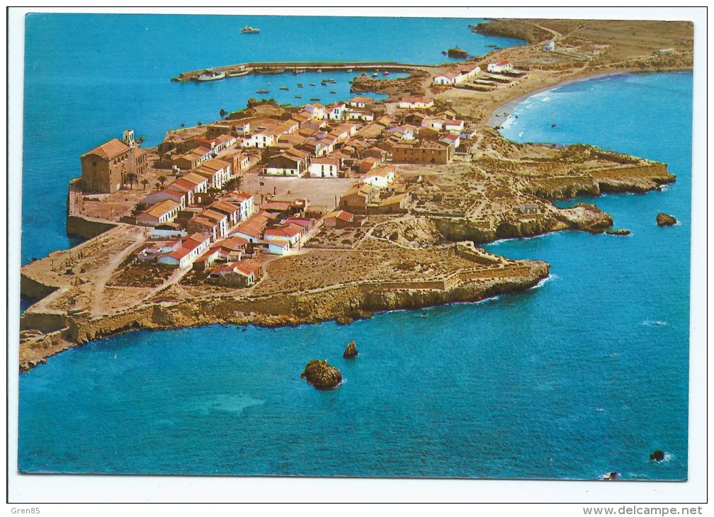 CP ISLA DE TABARCA, VISTA AERA, VUE AERIENNE, ALICANTE, ESPANA, ESPAGNE - Alicante