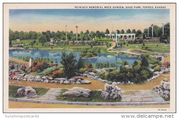 Reinisch Memorial Rock Garden Gage Park Topeka Kansas - Topeka