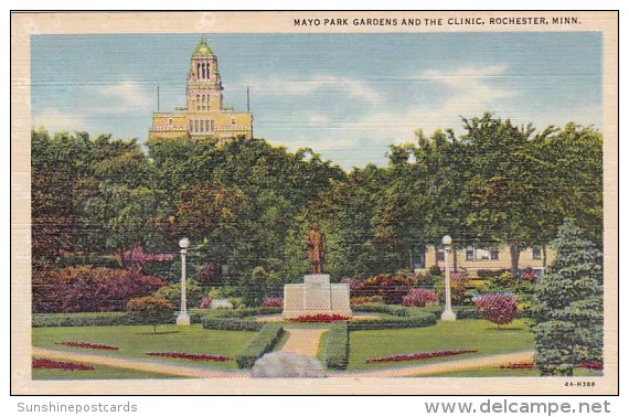 Mayo Park Gardens And The Clinic Rochester Minnesota - Rochester