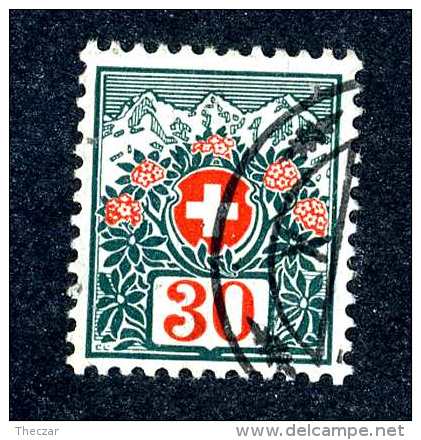 2735  Switzerland 1910  Michel #36  Used  Scott #J42 ~Offers Always Welcome!~ - Impuesto