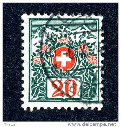 2740  Switzerland 1910  Michel #34b  Used  Scott #J40 ~Offers Always Welcome!~ - Postage Due