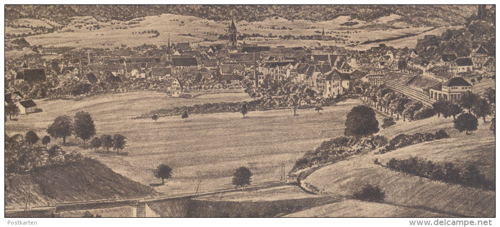 ALTE KÜNSTLER POSTKARTE BALINGEN PANORAMA TOTALANSICHT GESAMTANSICHT BADEN-WÜRTTEMBERG Cpa Postcard AK Ansichtskarte - Balingen