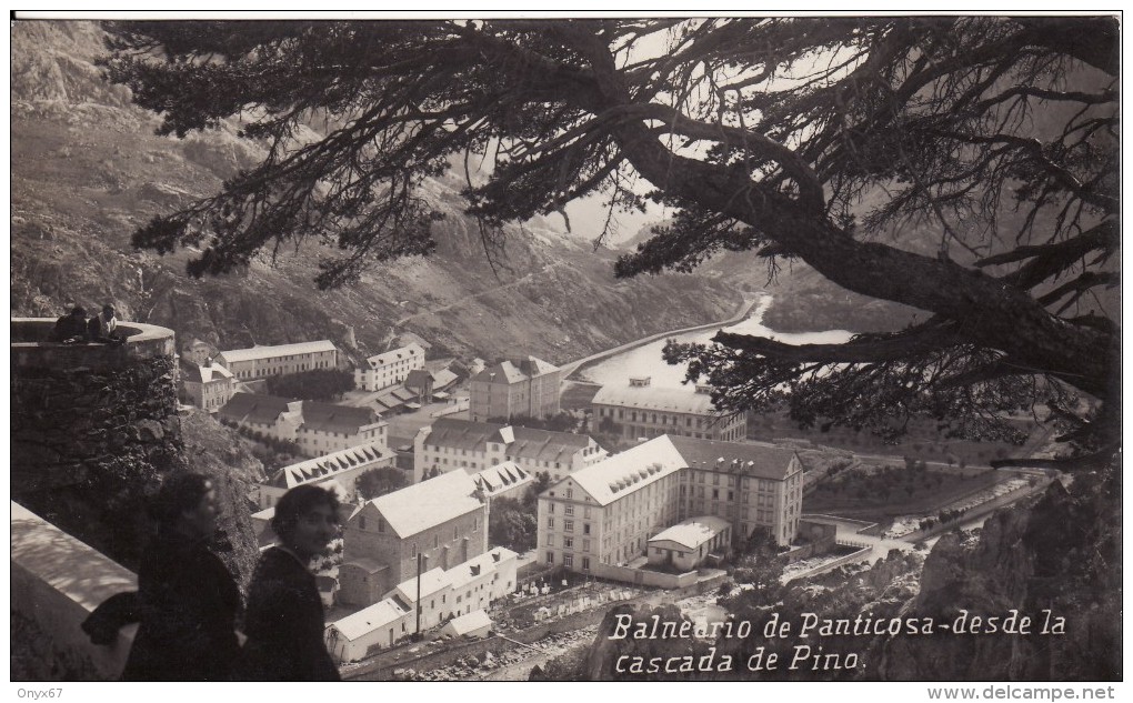 Carte Postale Photo Balneario De Panticosa Des De La Cascada De Pino (Spanien-Spain)  VOIR 2 SCANS - - Huesca